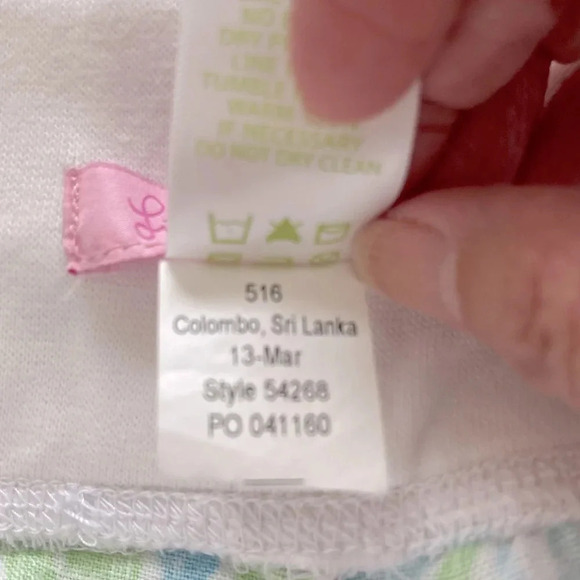 Lilly Pulitzer Linen Beach Short Let's Cha Cha original Colorway - Picture 5 of 7